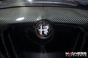 Alfa Romeo Emblems & Badges Kit - Black - "Alfa Romeo" + "Sportiva" Emblems + 2 AR Badges